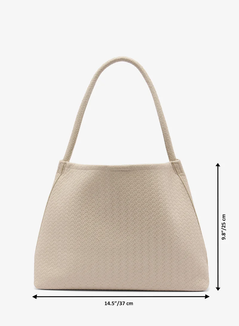 GLAMOROUS  Woven Tote Shoulder Bag for Women | Best Price UAE